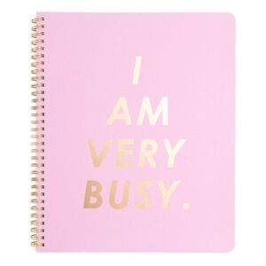 New Bando I Am Very Busy Spiral Notebook